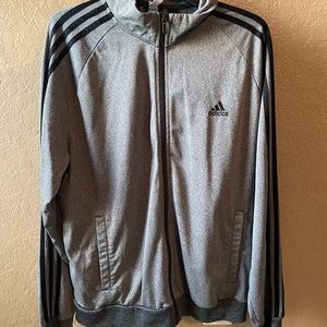 Adidas zip up track jacket